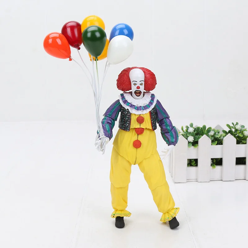 NECA Stephen King's It конечная пеннивайз ПВХ фигурка Джокер клоун BJD ужас Коллекционная модель игрушки Рождественский подарок