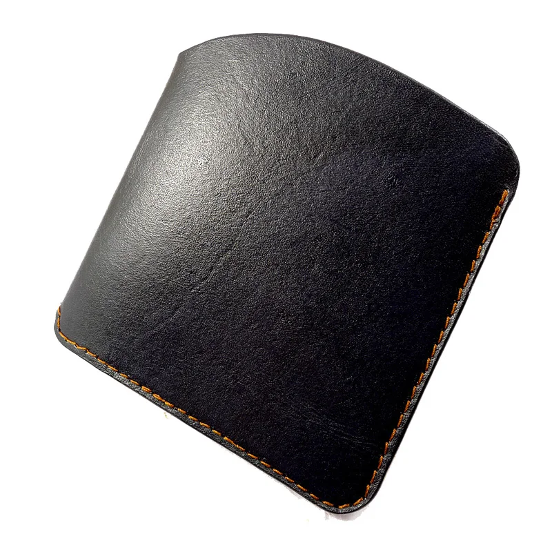 

Fun Is The Main!Genuine Leather Mini Simple Slim Short Wallet 6078