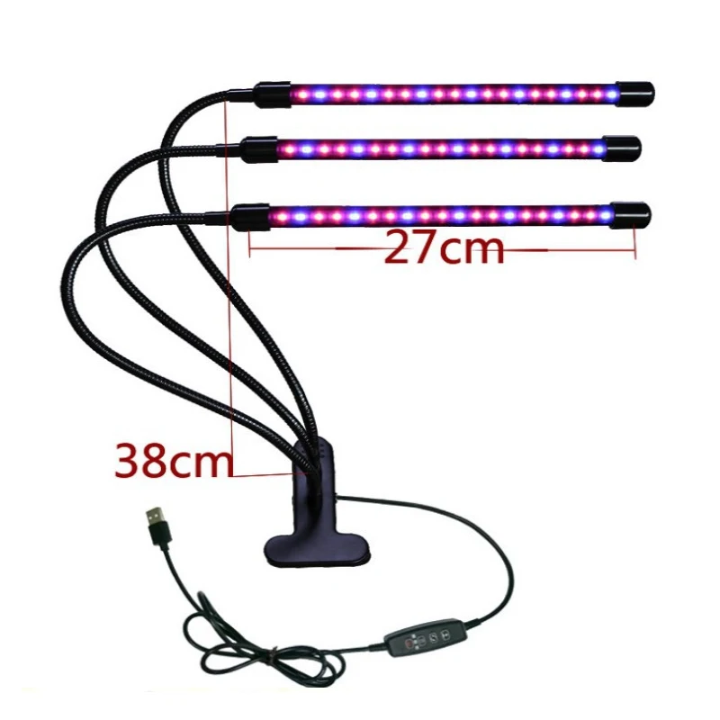 Completo de Luz Usb para Mudas Yabstrip Crescer Espectro Indoor Jardim Plantas Flor Hidroponia Tenda Caixa Phyto Lâmpadas Led 5v 15 Yabstrip led crescer espectro completo de luz