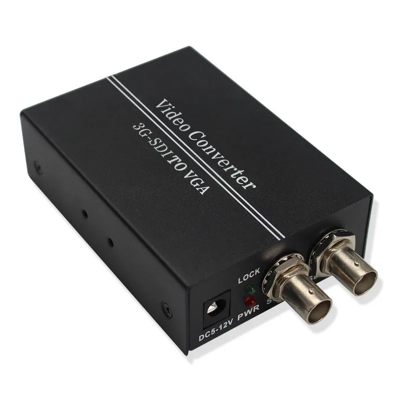 SDI AL Convertitore del VGA BNC HD 3G SDI a VGA 1080 P + Audio Converter con SDI Loop 3.5mm Martine