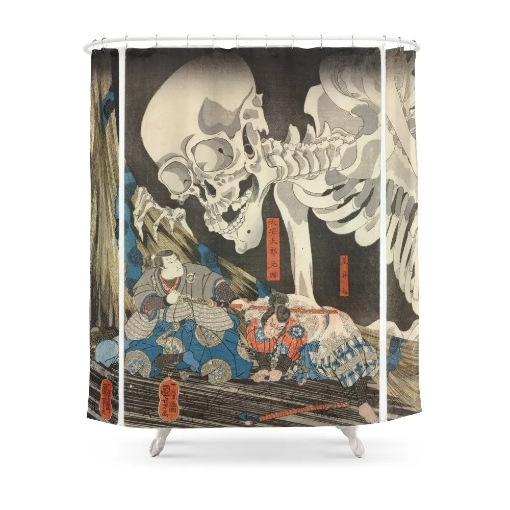 

Takiyasha The Witch And The Skeleton Spectre Shower Curtain