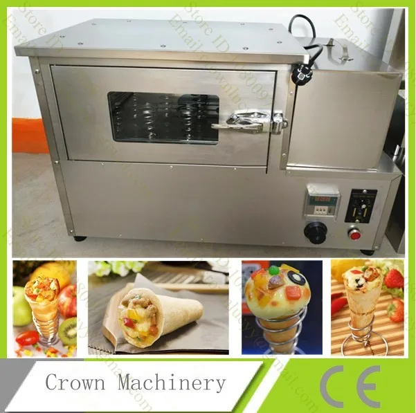 Commercial stainless steel12pcs rotating cone pizza oven;high