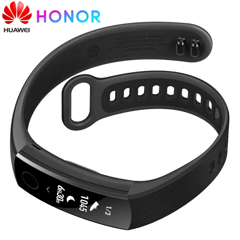 Оригинальный Смарт браслет huawei Honor Band 3 OLED сенсорный экран купальник 5ATM 0 91 &quot