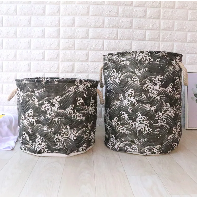 الخشب الحبوب سلة الغسيل كبيرة سلة التخزين القطن الكتان أشتات حقيبة المحيط موجة التخزين المنظم مربع حقيبة التخزين للعب الخشب الحبوب سلة الغسيل كبيرة سلة التخزين القطن الكتان أشتات حقيبة المحيط موجة التخزين المنظم مربع حقيبة التخزين للعب