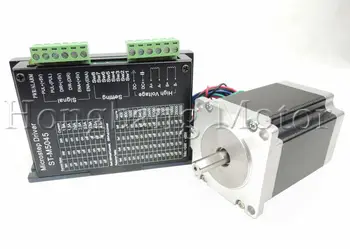 

CNC Kit,ST-M5045 replace M542,2M542 Stepper Motor Driver Controller 4.5A DC24-50V +nema 23 270 Oz-in 78mm 3A Stepper motor