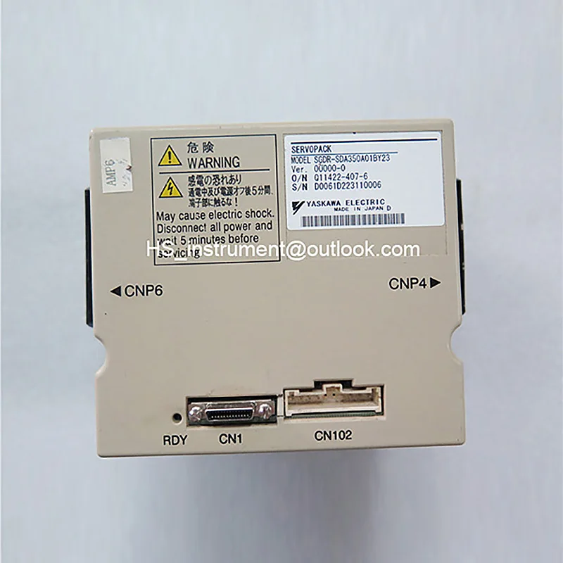

SGDR-SDA350A01BY23 SERVOPACK SGDR SDA350A01BY23 USED 100% TESTED