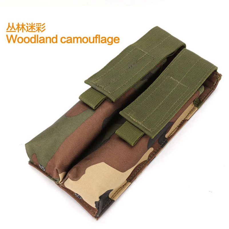 Двойная военная сумка для страйкбола Molle P90/UMP Тактический Койот загар BK CP OD