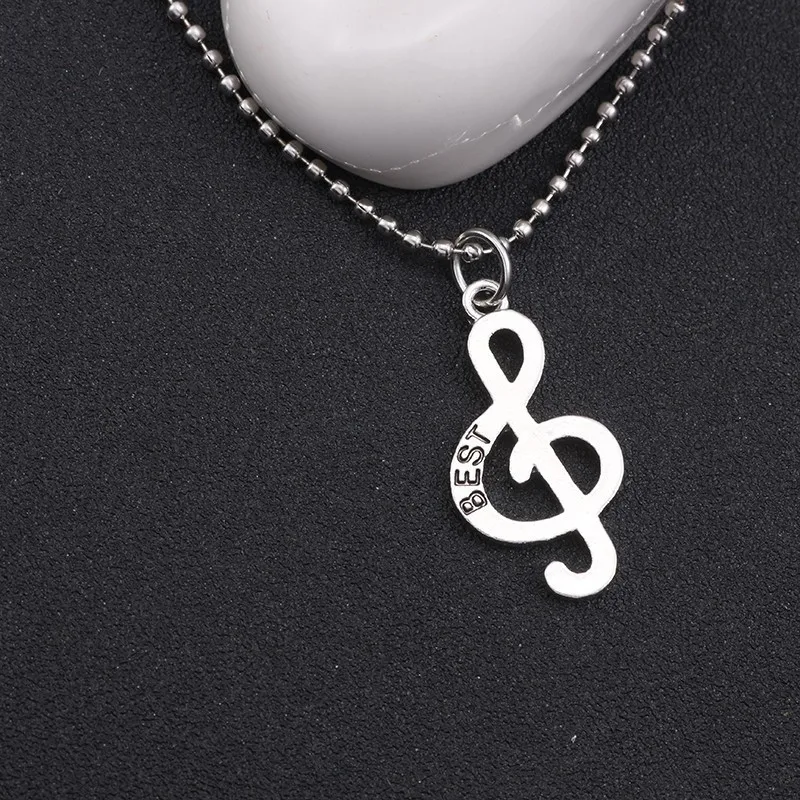 2pcs-set-Minimalist-Simple-Fashion-Musical-Note-Pendant-Necklace-Women-Best-Friends-Forever-Silver-Music-Jewelry (1)