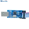 USBASP USBISP AVR Programmer 3.3V/5V ATMEGA8 ATMEGA128 USB ASP ISP ATtiny/CAN/PWM +10Pin Wire Support Win7 64Bit ► Photo 2/6