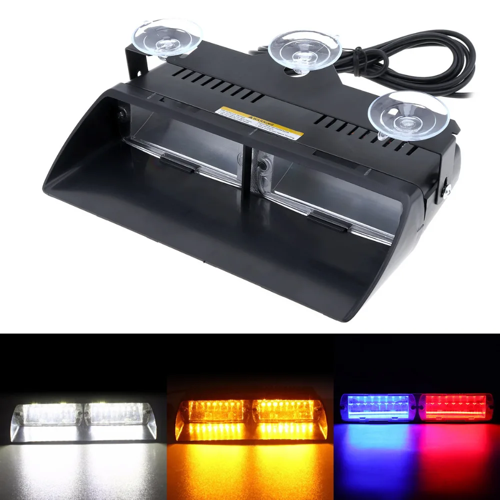 S2 Viper Federal Signal 16leds High Power Led Car Strobe Light Auto