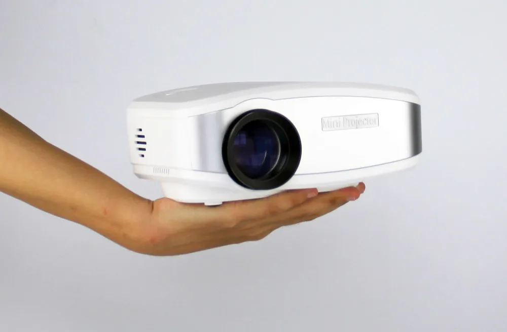 

cheerlux C6 HD mini projector portable LED LCD native 800*480 1200 lumens best for home antertainment games