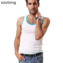 Брендовые мужские модные безрукавки хлопковые мужские без рукавов Мужская Нижняя майка майки повседневные летние с круглым вырезом жилет
