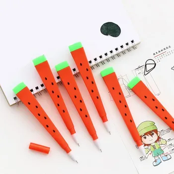 

Ellen Brook 1 Piece Korean Stationery Cartoon Cute Watermelon Pen Advertising Creative School Office Supplies Gel Pens Gift