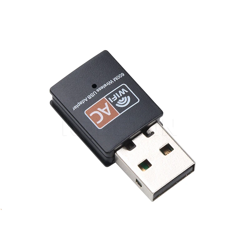 Kebidu Mini 600 Мбит/с USB2.0 WiFi адаптер 2,4 ГГц 5 ГГц WiFi Антенна ПК сетевая карта приемник двухдиапазонный 802.11b/n/g/ac для Windows
