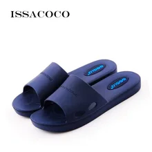 ISSACOCO 2018 Shoes Men Flip Flops Slippers Sandals Men Pantuflas Men Shoes Men Slippers Solid Color Home Slippers Pantuflas padegao men s shoes slippers mnk