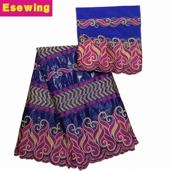 

Nigerian Embroidery Best Quality Fabric 2018 Brode Getzner Bazin Riche Lace Light Blue Color For Women Dress Simple Designs