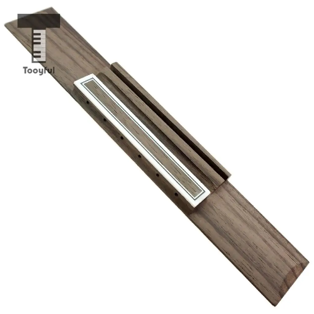 Tooyful Rosewood Wood Guitar Bridge for 6 String Acoustic Classical Guitar