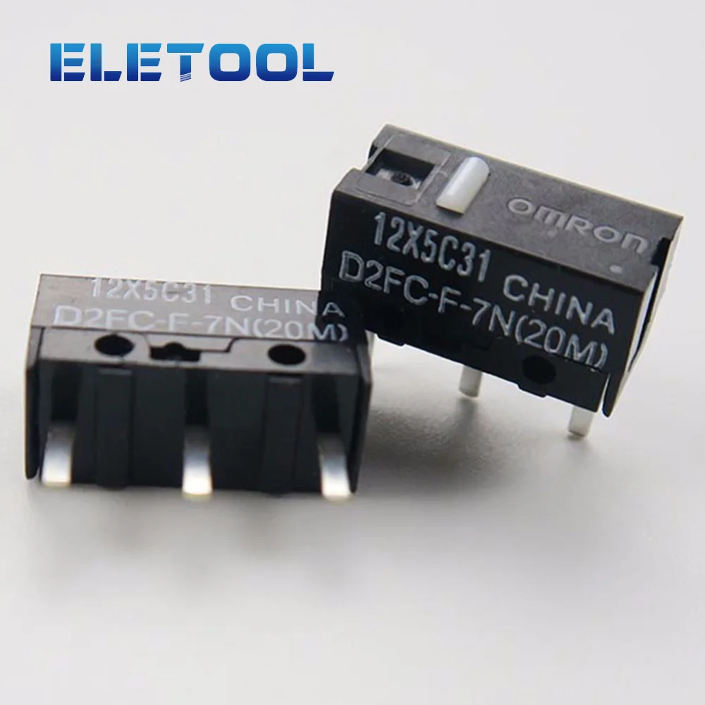 

5PCS OMRON Micro Switch Microswitch D2FC-F-7N For Mouse Button Fretting D2F-J Microswitch