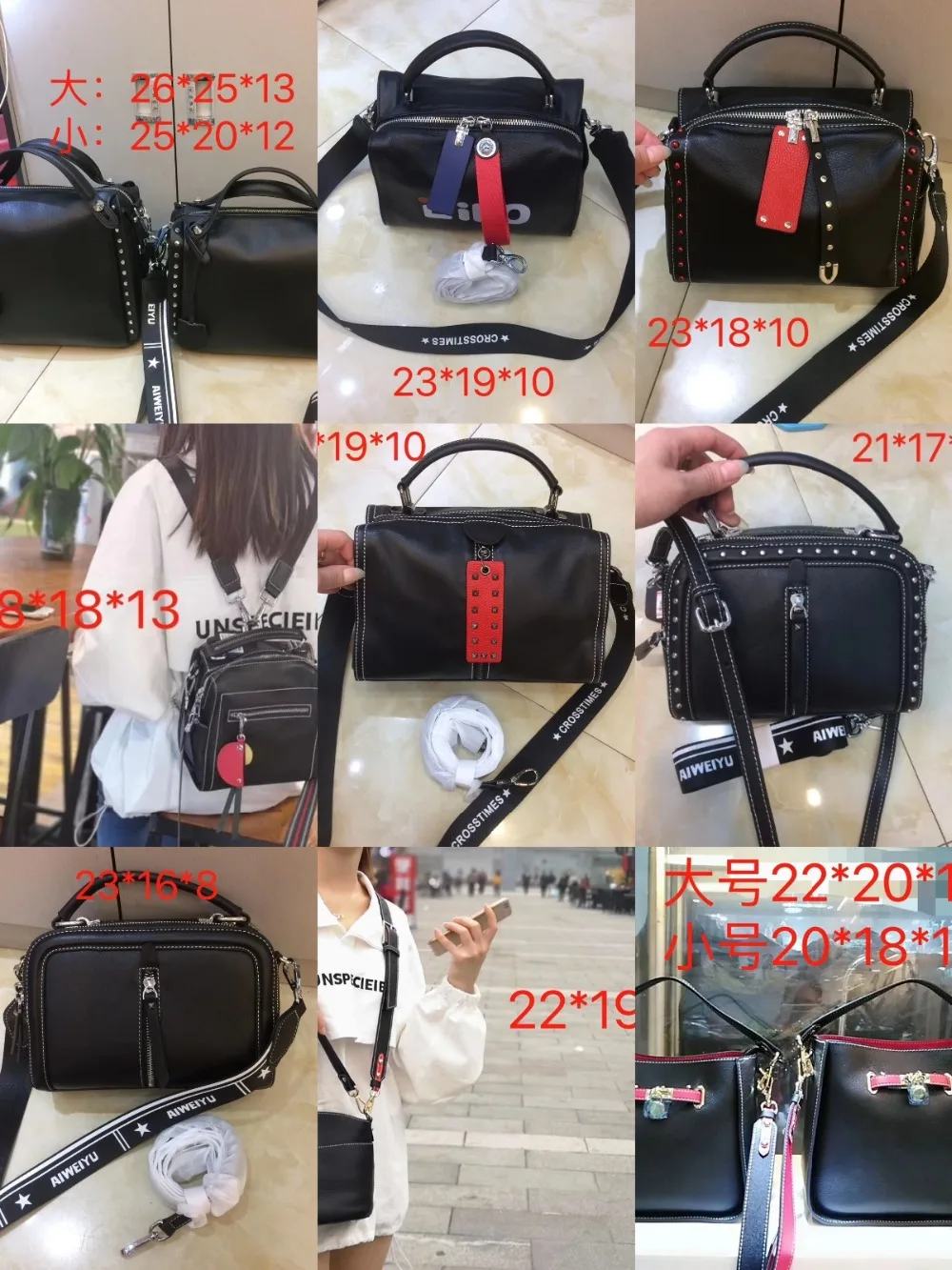 

free shipping 2019 the new style cow leather shoulder & crossbody bag fashion female soft new trend personality beautiful bag