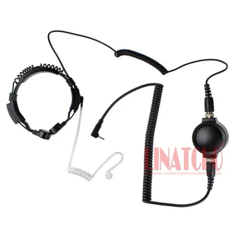 

heavy duty PTT tactical walkie talkie earphone with throat mic for T5512 T5522 T5532 T6200C radio