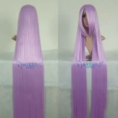 

FREE SHIP>>>>>Fate/Stay Night Rider 150cm super long pink purple straight Cosplay Wig 521
