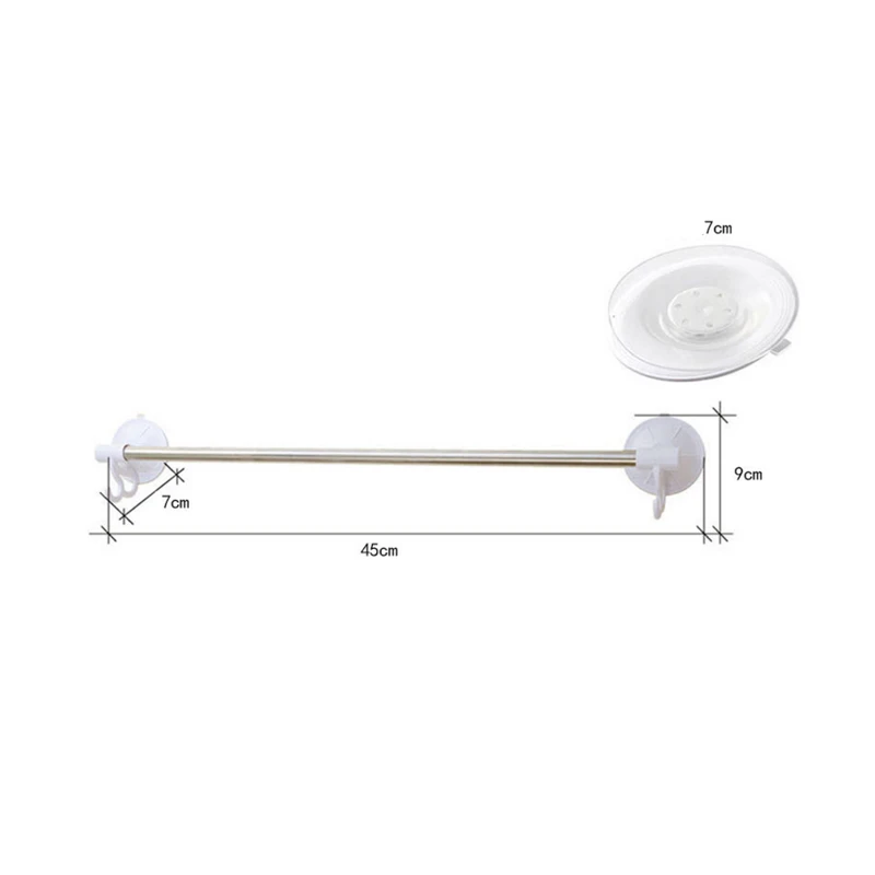 40cm Suction Cup Single Towel Bar Towel Holder Stainless Steel Chrome Finished Bathroom Products Bathroom Accessories 40cm Suction Cup Single Towel Bar Towel Holder Stainless Steel Chrome Finished Bathroom Products Bathroom Accessories