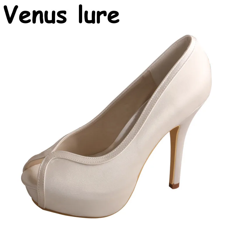 white platform heels closed toe