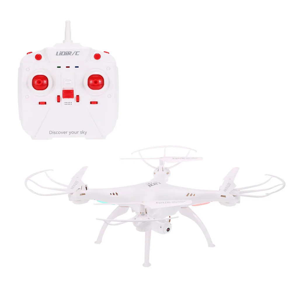 

Original LiDi RC L15W 2.4G 4CH 6-Axis Gyro Wifi FPV Quadcopter RC Drone with 0.3MP Camera 360 Flip One-key Return Altitude Hold