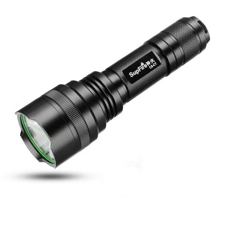 

SupFire C8-CT Camping LED Flashlight CREE 450 Lumens Torch Lanterna 18650 Battery 5 Modes LED Flashlight