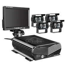 4 CH wifi gps 4G 1080 P AHD 2 ТБ HDD SD автомобильный видеорегистратор устройство для записи видео MDVR телефон удаленный монитор заднего вида Автомобильная камера " lcd