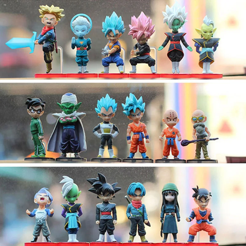 8 en 1 figuras de Dragon Ball Zetto lepining bloques de construcción V 8 en 1 figuras de Dragon Ball Zetto lepining bloques de construcción V