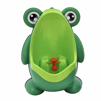 

Wall Mount Design Cute Frog Potty Training Urinal For Boys With Funny Aiming Target Bathroom Accessories