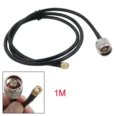

N Male Connector to RP-SMA Male Antenna Pigtail Cable 1M