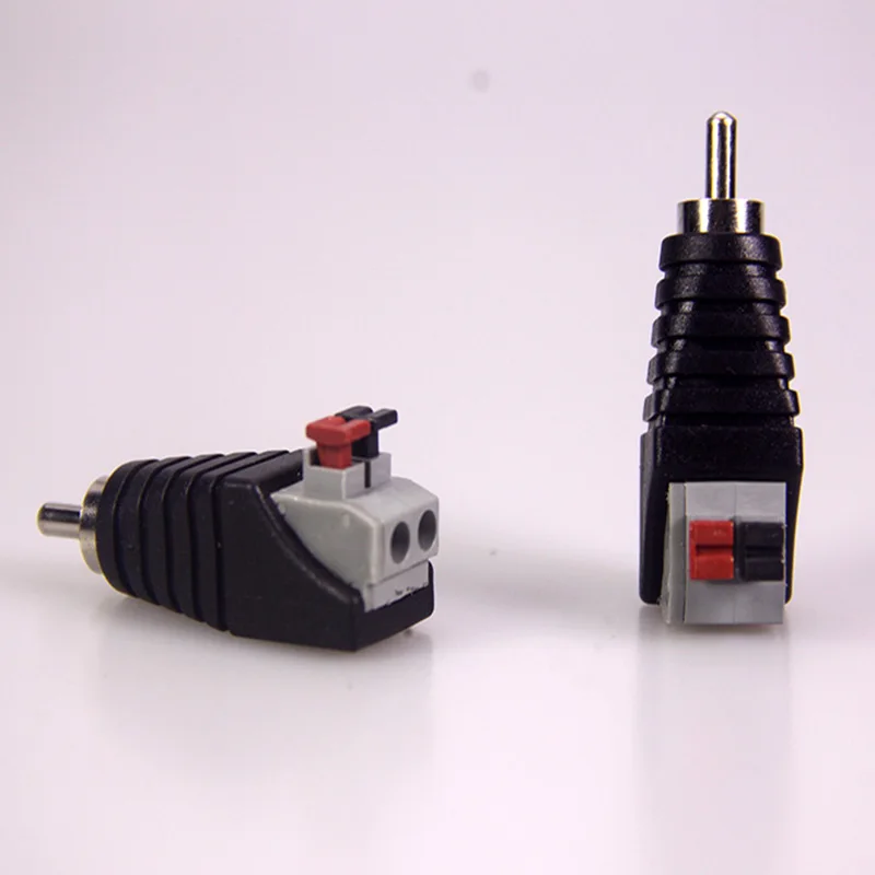 30 шт. RCA plug AV балун терминалы аудио видеонаблюдения адаптер|Соединители| |