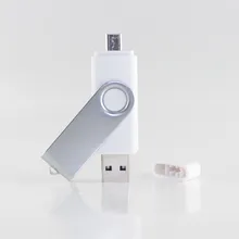 Eshanmu металлическая флеш-накопитель OTG 8 ГБ 16 ГБ 32 ГБ Вращающаяся USB флеш карты памяти для смартфонов планшетных ПК