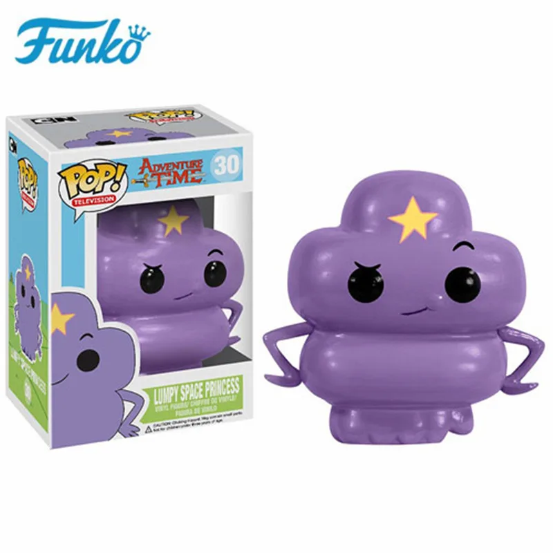 FUNKO POP Kids Favor мультфильм время приключений БМО Джейк экшн-фигурка виниловые куклы ледяной король Коллекционная модель игрушки для подарка на день рождения - Цвет: Y-Lumpy-30