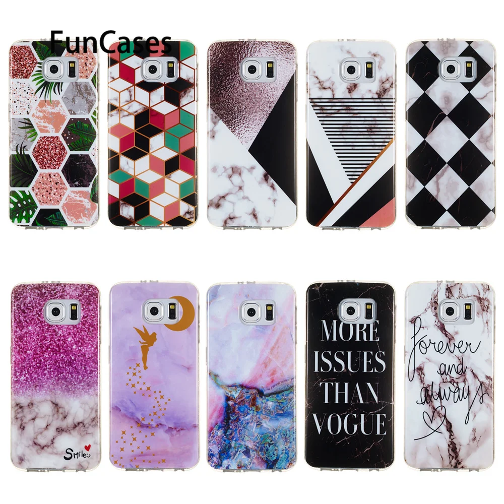 Diamond Phone Cases For estojo Samsung S6 Sports sFor Galaxy telefoon Portable Soft Silicone Bag | Мобильные телефоны и