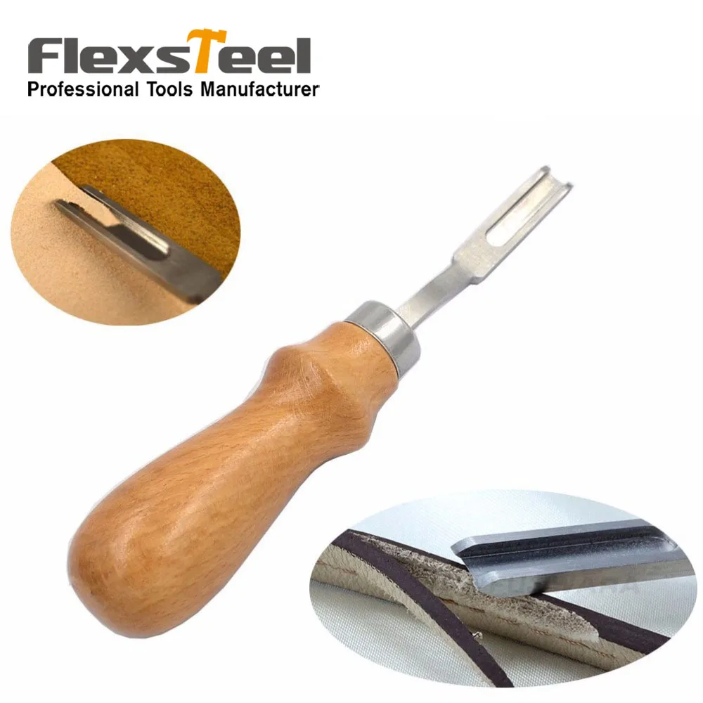

Leather Keen Edge Beveler Skiving Tool Trimming Tool Leather Craft Stitching Groover DIY Leathercraft Tools