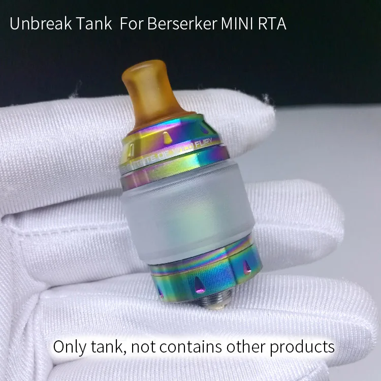 

1pc Unbreak Tube For Berserker Mini RTA 22mm PC Pei Replacement Tank Fat Bubble Normal Staight Tube Vape Accessories
