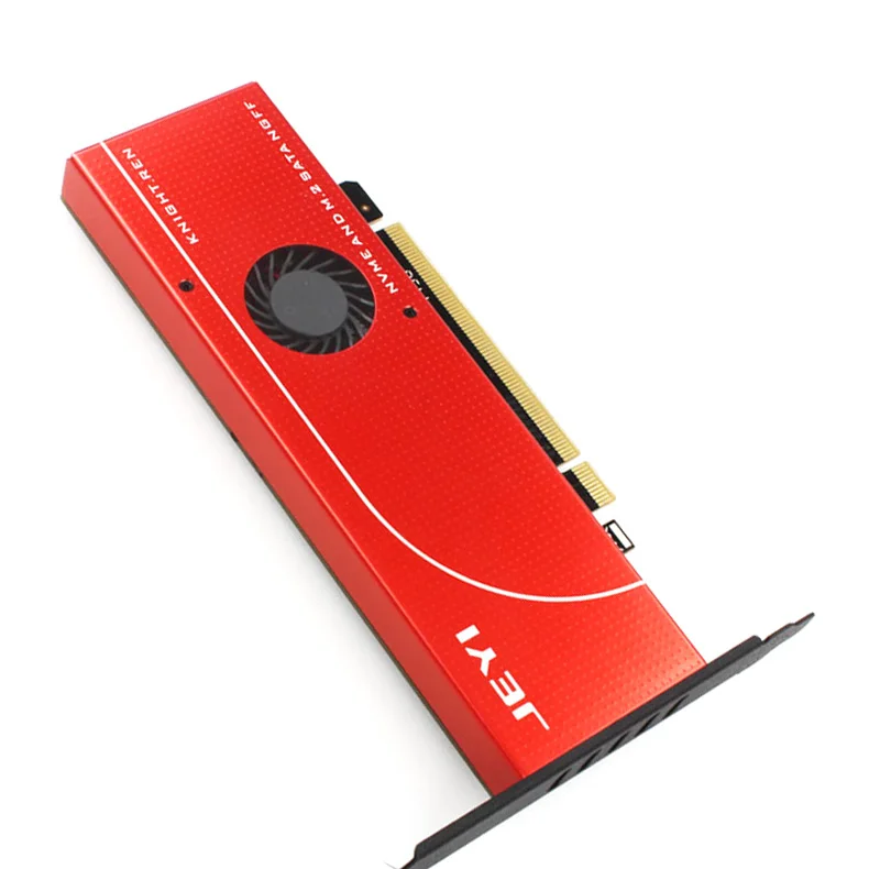 JEYI KNIGHT защита от отключения питания PCIE3.0 адаптер x16 полная скорость M.2 dd на карте