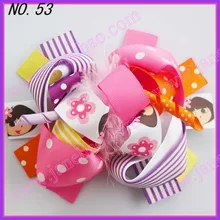 Мода 125 шт 5-" Бутик фанки Забавный бант волосы популярный заколки с бантами для волос банты для волос