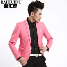Новые мужские домашние костюмы торжественное платье корейский Британский парикмахер; розовая куртка белая этап певица костюмы одежда