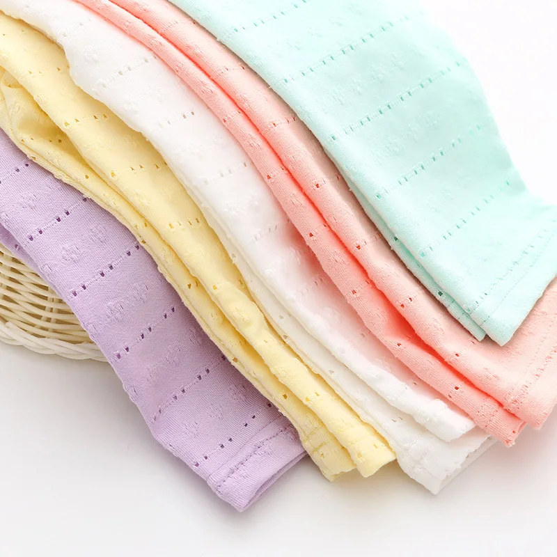 Girls Pants Kids Pants Girls Trousers Summer 2-10 Years Kids Child Cotton Soild Color Hollow Out Calf Length Short Capri Girls Leggings