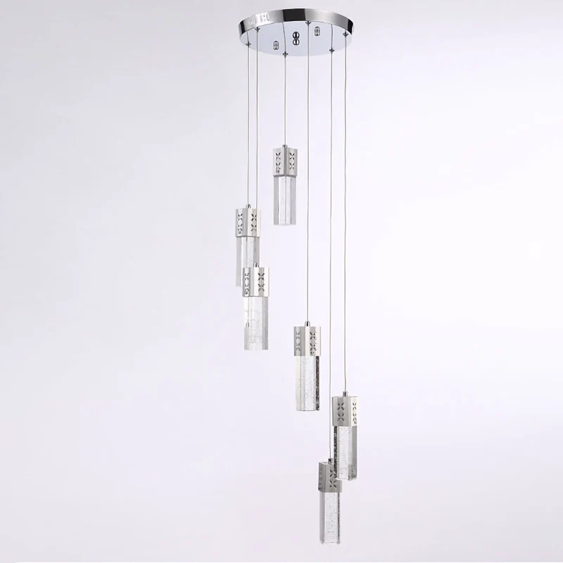 

Minimalist LED pendant light Scandinavian loft Crystal metal Hanging Lamp Nordic art and creative Living room/Restaurant light