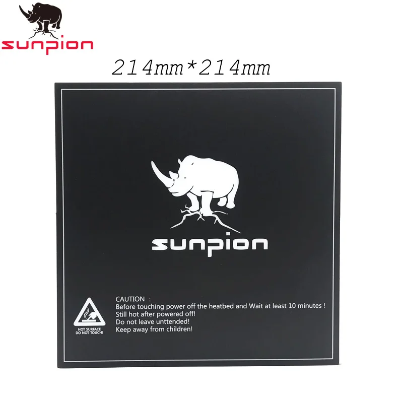 

Wanhao i3 Anet A8 A6 Ender-3 3d printer Printing Build Plateform 214*214 hot bed Sticker Surface Sticker 3D Printer parts 3pcs