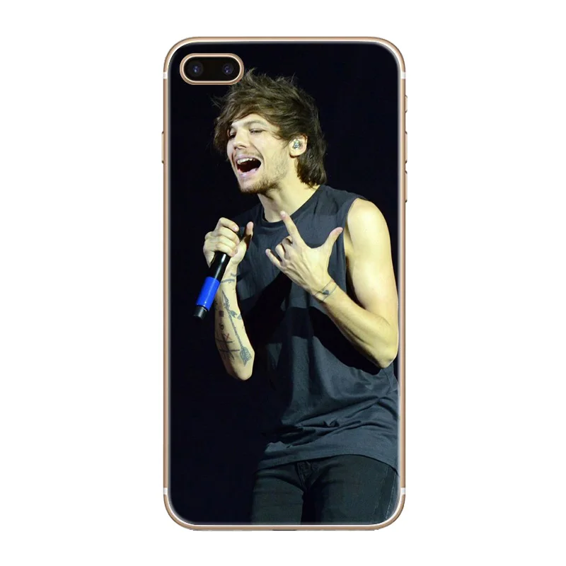 H117 Louis Tomlinson Transparent Hard Thin Case Cover For Apple iPhone 4 4S 5 5S SE 5C 6 6S 7 8 X Plus
