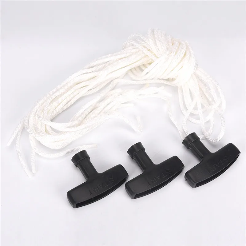 

High Quality 4MM 1.1M Universal Lawnmowers Pull Handle Starter Start Cord with Rope Engine Petrol Cabinet Pulls