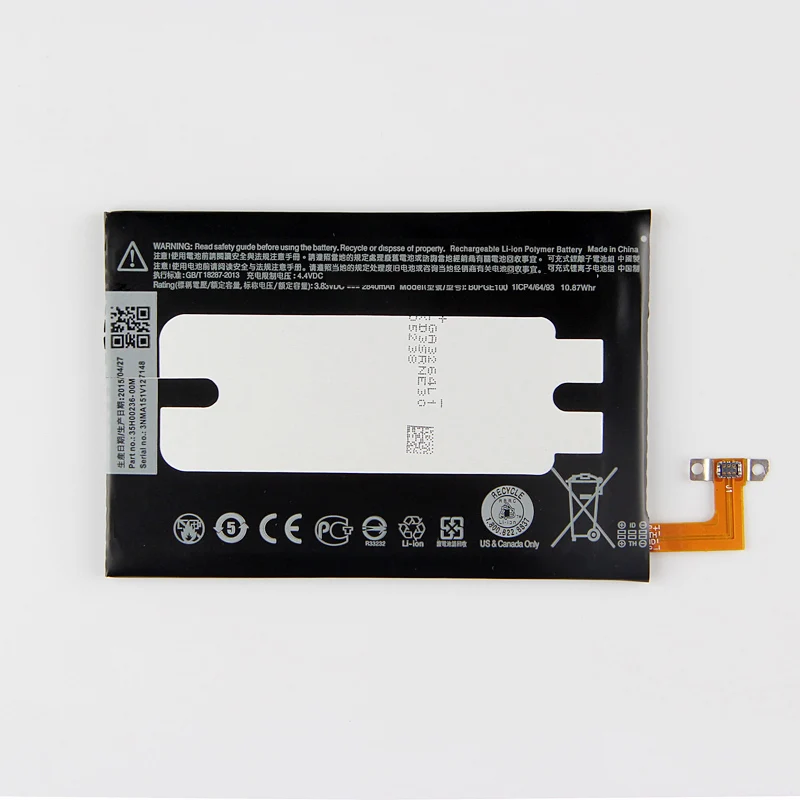 

High Capacity Phone Battery For HTC One M9 Hima Ultra 0PJA10 M9+ M9pt M9 Plus 2840mAh BOPGE100