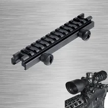 Тактический низкий профиль Пикатинни Riser Mount(0," H x 5,7" L) профиль см через 20 мм Вивер Пикатинни