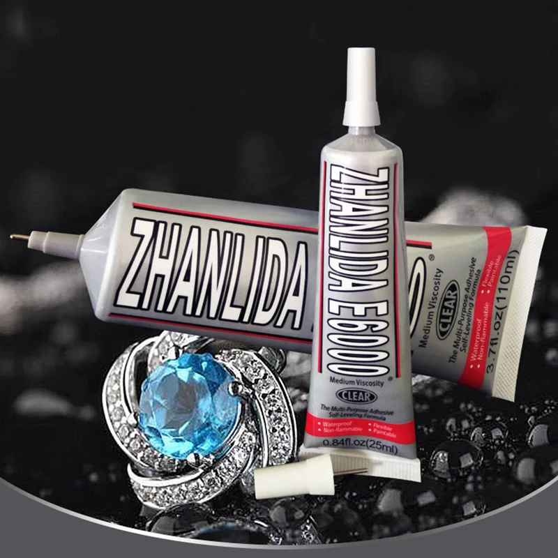 

e6000 15ml Liquid Glue Super Strong Adhesive Glue For Metal Fabric Rhinestones Jewelry Crystal Glass Phone Screen Diy Craft